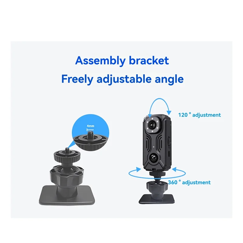 MD37 واي فاي كاميرا صغيرة IR-CUT للرؤية الليلية مصغرة كاميرا الفيديو جيب الشرطة الجسم كام PIR كاميرات الدراجة كاميرا ويب رياضية #2