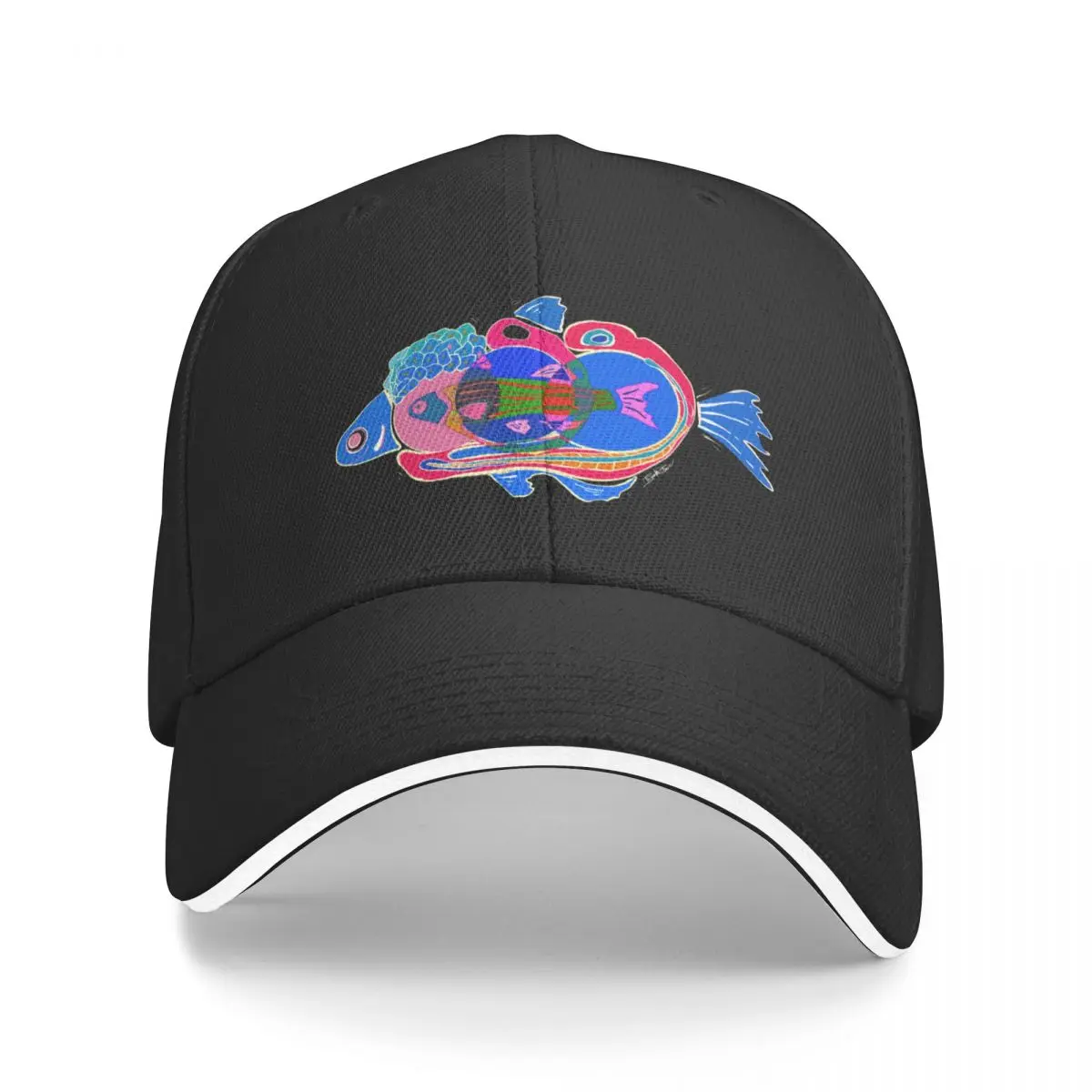 Life of a Zebrafish Baseball Cap Ball Cap Dropshipping hiking hat Fashion Beach Women's Beach Men's