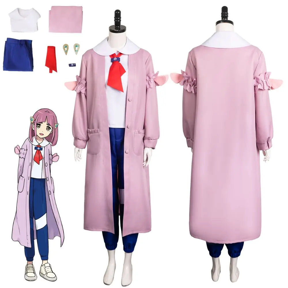 

Lacey Cosplay Fantasia Anime Game Scarlet Violet Costume Disguise for Adult Women Clothes Jacket Pants Halloween Carnival Suit