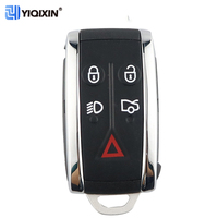 YIQIXIN Remote Car Key Fob Case Shell Keyless 5 Buttons For JAGUAR XF XK XKR X-Type S-Type 2007 2008 2009 2010 2012 Replacement