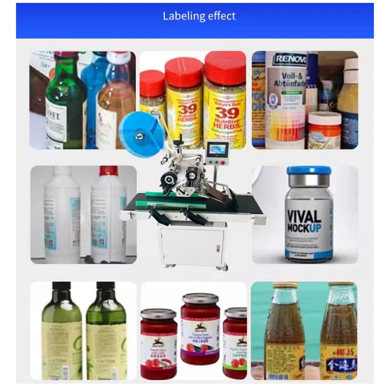 Etichettatrice piatta completamente automatica etichettatrice espressa etichettatrice autoadesiva per cosmetici con scatola per imballaggio a macchina singola