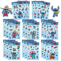 8/16/24pcs Stitch Kids DIY Decoration Stationery Box Pen Holder Notebook Decoration Waterproof Stickers
