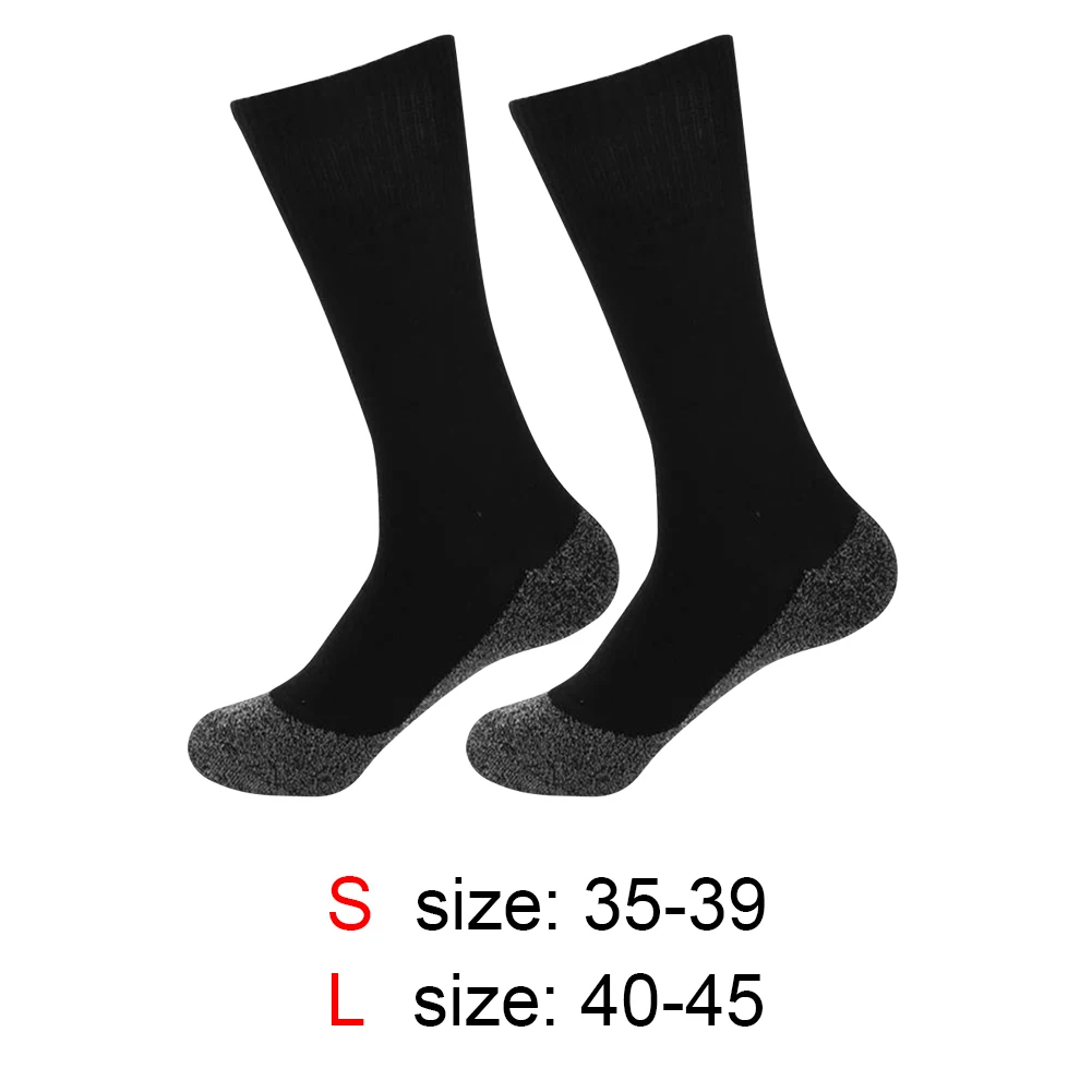 1/2Pairs Winter Self-Heating Socks for Men Women Thermal Heated Socks Elastic Anti-Slip Socks Outdoor Ski Tube Sock Foot Warmer