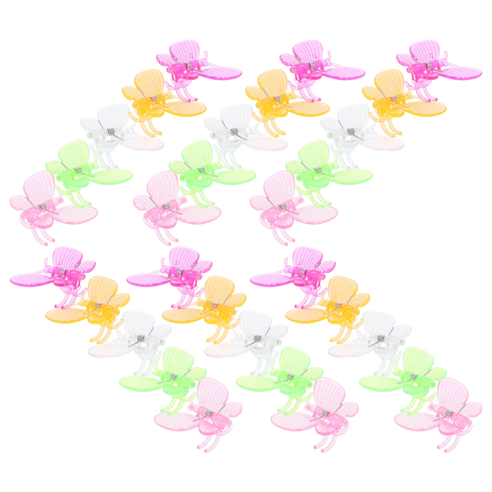 

50pcs Butterfly Orchid Clips Climbing Plants Reusable Plastic Garden Support Stakes Vines Plant Clamps