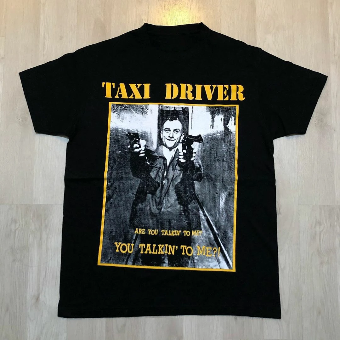 

Taxi Driver Film Around The Creative Design of Short-sleeved Summer Luxury Brand Cotton Men's and Women's T-shirts