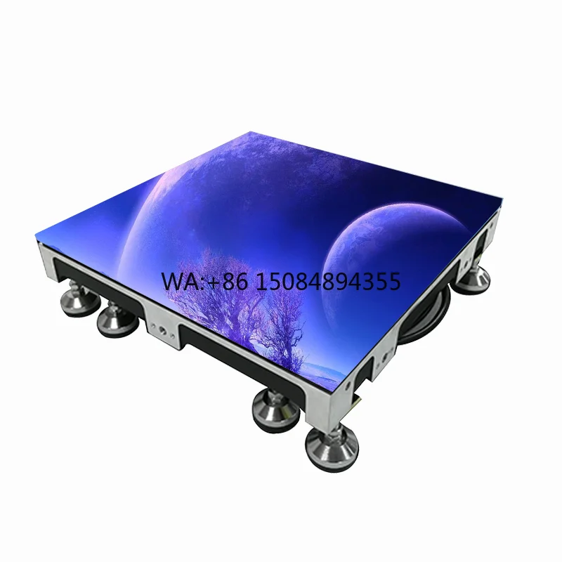 

Indoor P3.91 Interactive LED Display Wireless Wedding Show Runaway & Dance Floor Screen for Interactive Floor Tile Display