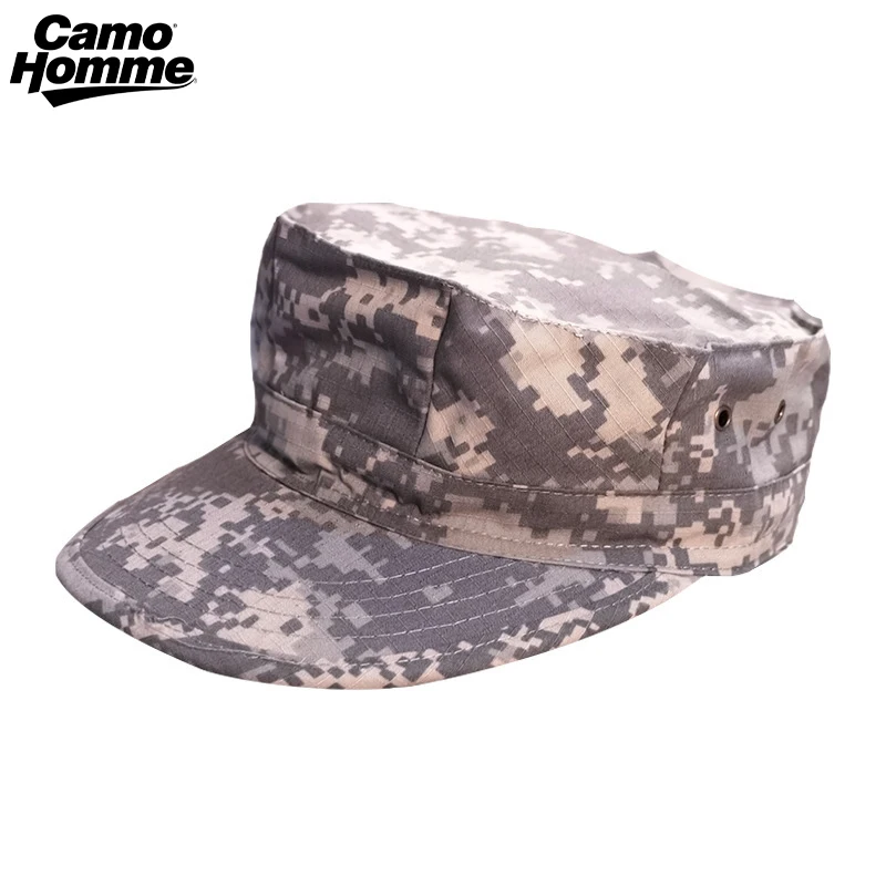 كامو أوم التكتيكية قبعة مثمنة الغابات الرقمية متعددة حدبة الصيد قبعات الرياضة في الهواء الطلق القبعات الشمس الصيد الألعاب التكتيكية Haps