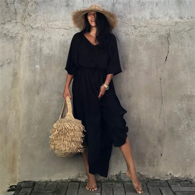 

Плюс размер платья-кафтан для женщин макси купальник накидка купальный костюм кафтаны длинная накидка из искусственного шелка купальники