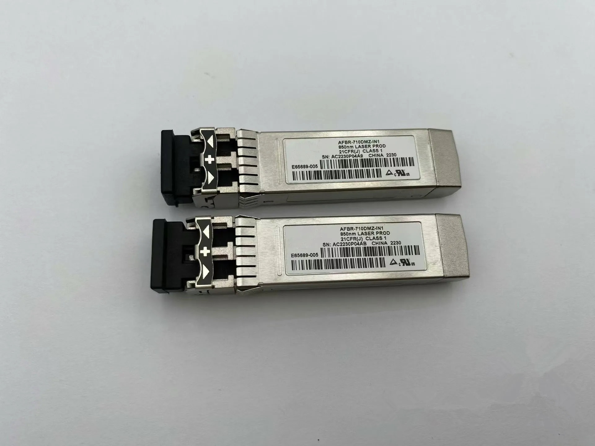 

1PCS 10G SR Multimode Transceiver/AFBR-710DMZ-IN1 E65689-005 I-NT-EL 850NM 10GB SFP Optical Switch