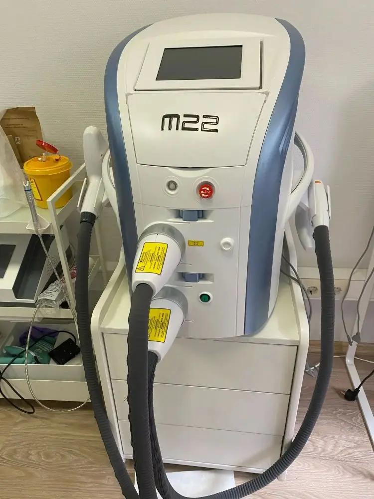 Factory Price 2 In 1 M22 Photon Skin Rejuvenation OPT IPL Vascular Acne Removal Nd Yag Tattoo Remove Laser Hair Removal Machine