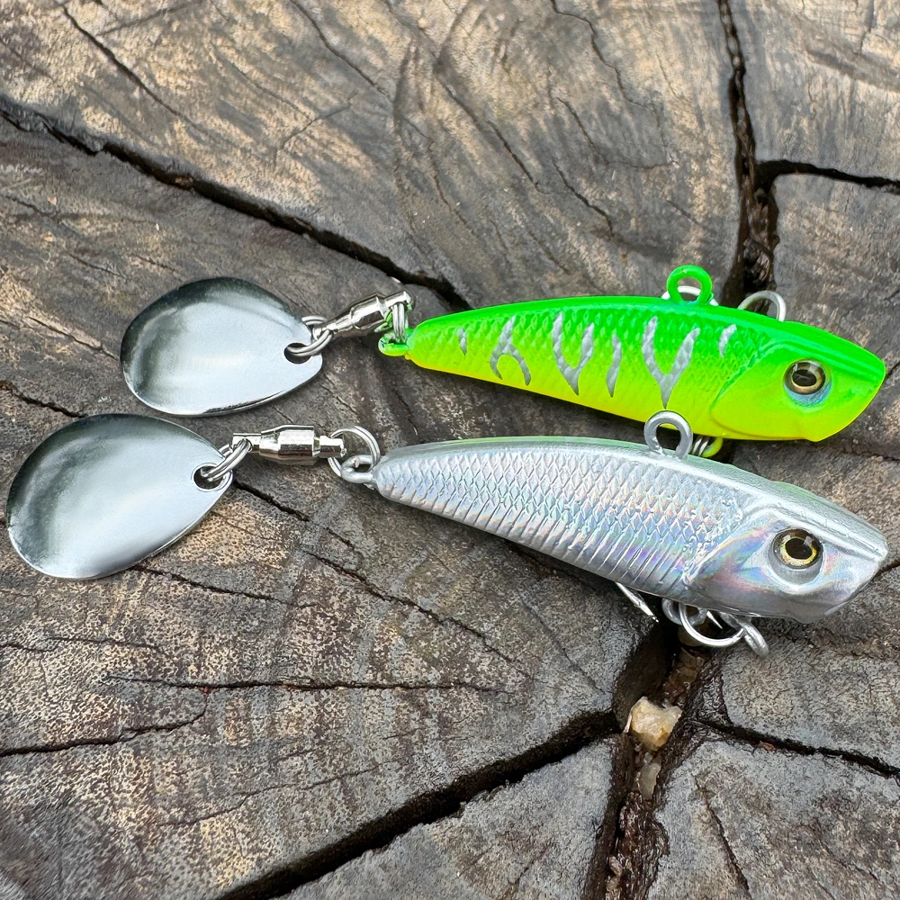 Metal VIB Lure 8g 11g 21g Spinner Bait Hard Bait 3D Eyes Long Casting Jig Lures for Bass Trout Saltwater Fishing Pesca Tackle view 5