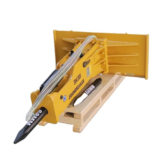 

Wheel Track Mini Hydraulic Post Hole Digger/breaker Skid Steer Loader Hammer
