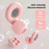 Bouchons d'oreilles anti-bruit 30 dB réutilisables en silicone pour dormir, avec 8 embouts interchangeables pour la réduction du bruit 3