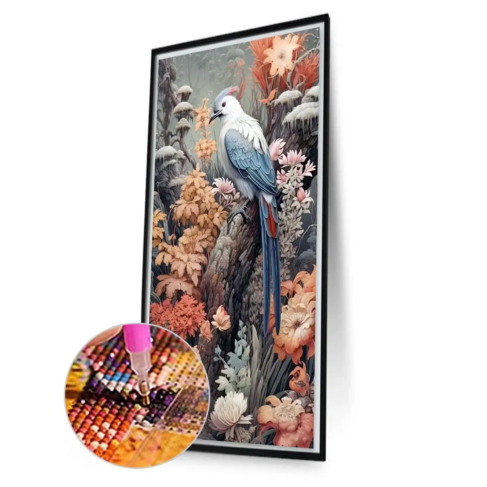 Animal Bird Diamond Painting Full Drill Flowers Home Decor Diamond Mosaic Embroidery Landscape Wall Stickers