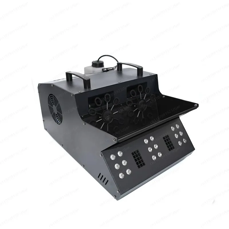 

Новая машина для создания пузырей по всему небу с DMX и дистанционным управлением, здоровая для здоровья белая пузырьковая машина с LED-подсветкой и баком для жидкости 2 л