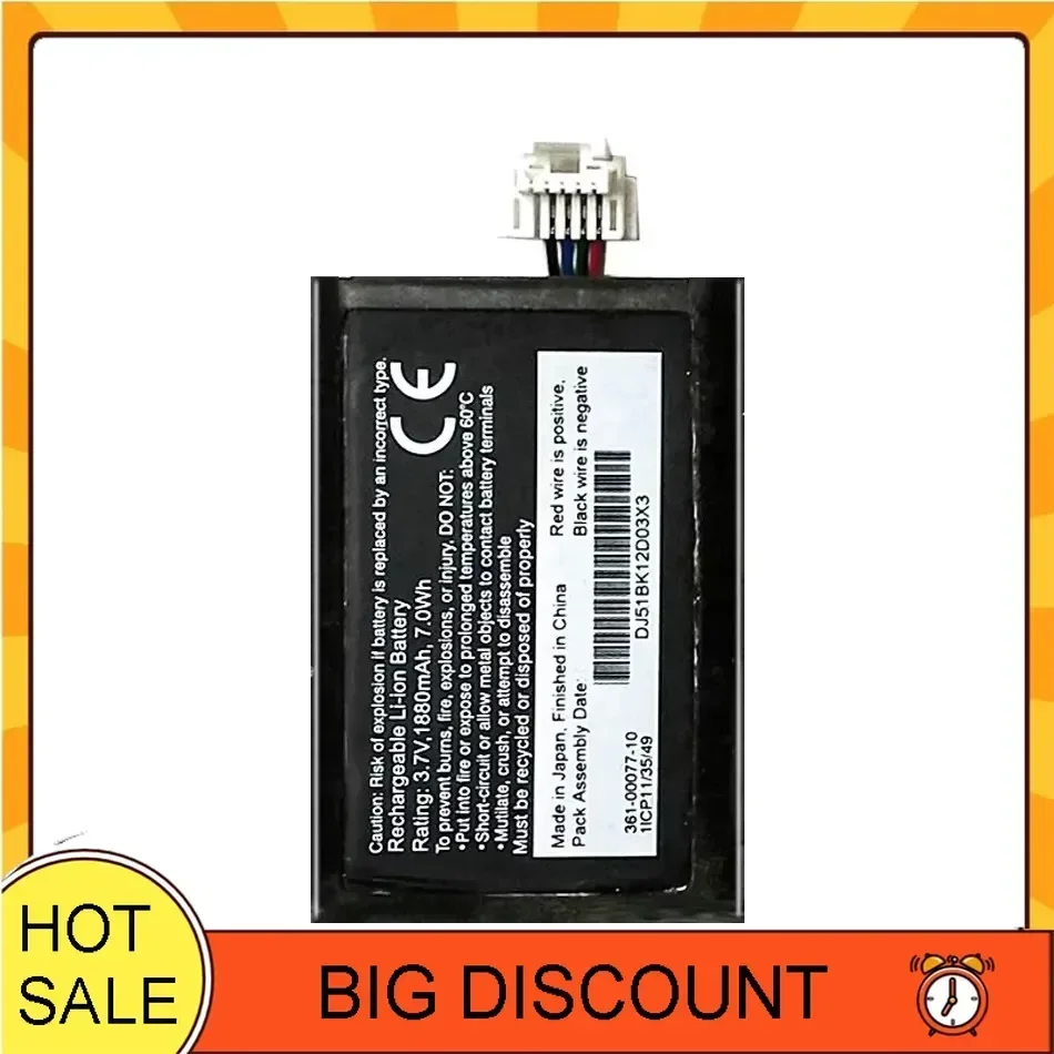 2000mah Battery  361-00077-00 361-00077-10 Battery For GARMIN 361-00077-00 361-00077-10 ZUMO 590 595 590LM