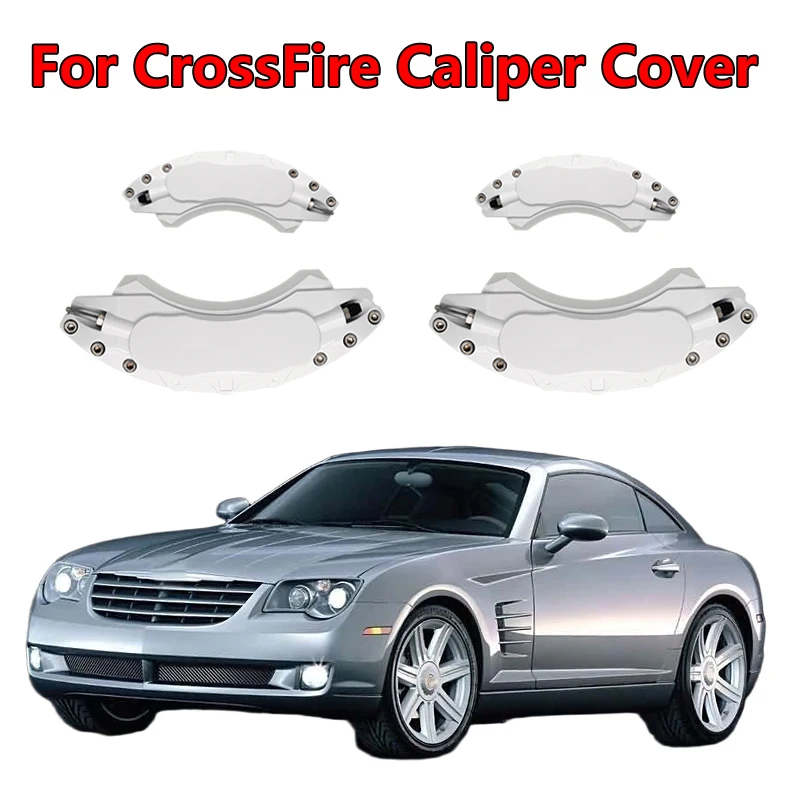 

For Chrysler Crossfire Car Brake Caliper Cover Aluminum Alloy Metal Kit Fit SRT-6 Limited Base Coupe Convertible 2 Door