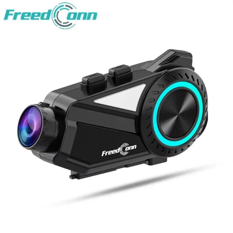 FreedConn R3 Pro Group Headset mit Bluetooth One Key Switch Geräuschunterdrückung für Bluetooth-Recorder