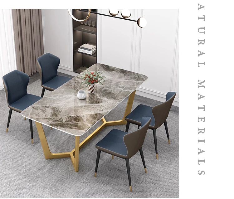 

Cheap restaurant, modern luxury dining table 4 6 chair set