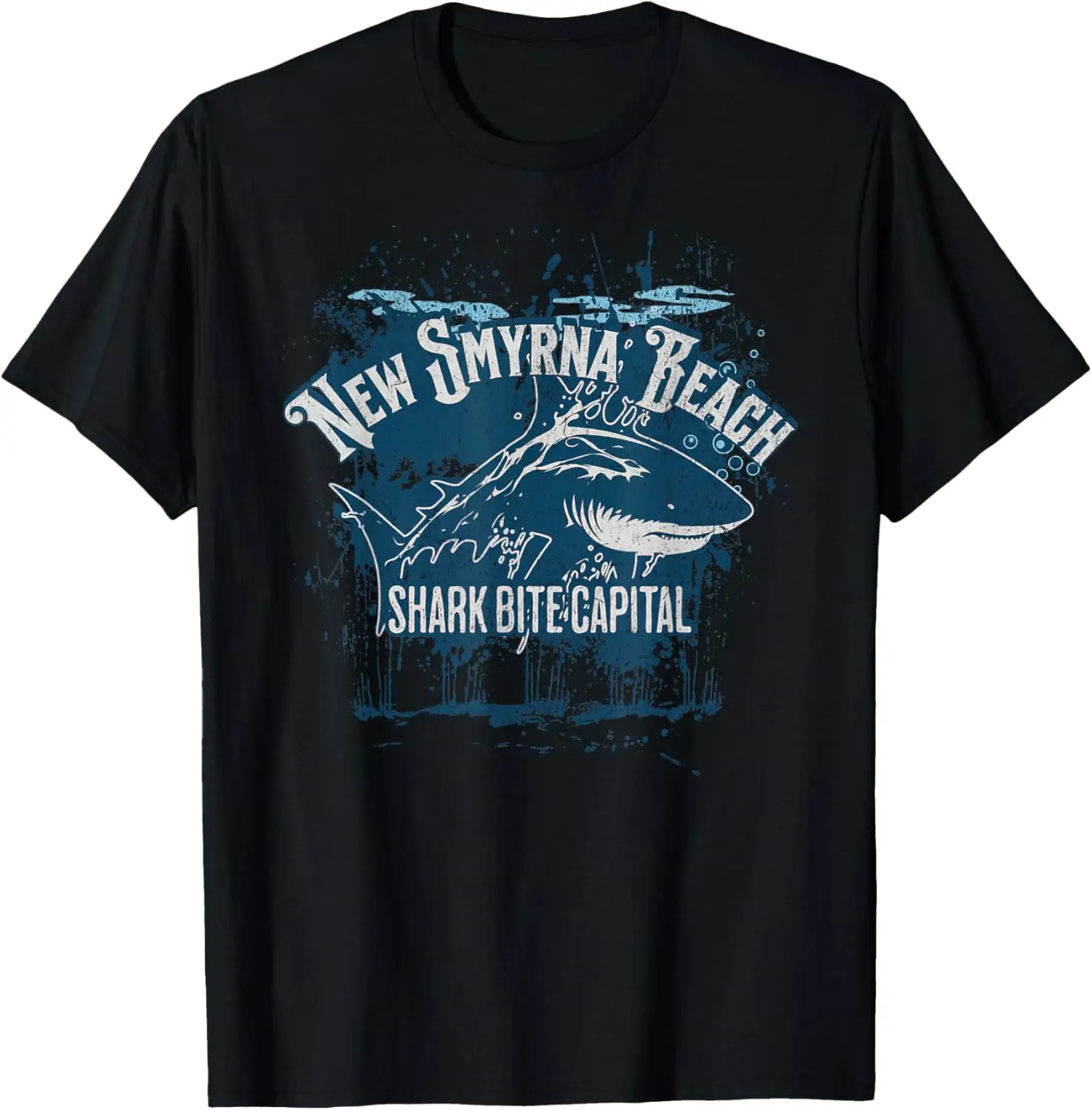 New Smyrna Beach: Shark Bite Capital Of The World Graphic T-Shirt