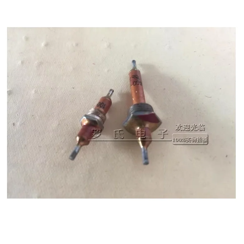 Core capacitor silver plated porcelain tube M6 threaded capacitive feed-through capacitor 500V