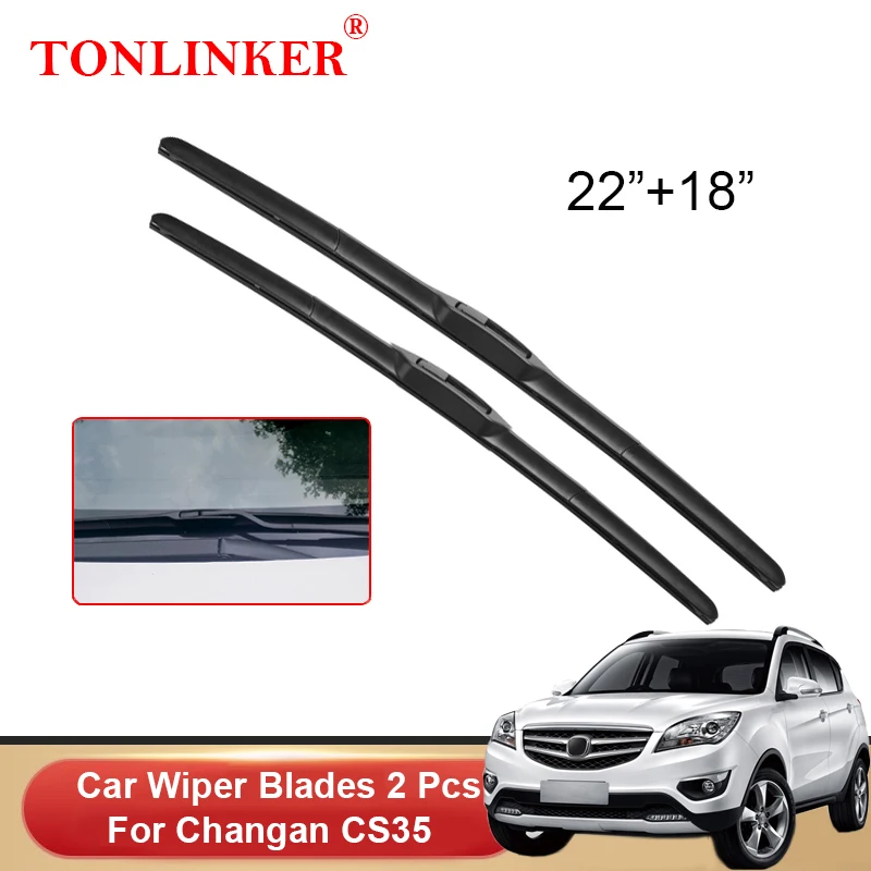 

TONLINKER Car Front Windscreen Wiper Blades For Changan CS35 2014-2017 2018 2019 2020 Car Accessories Wiper Blade Brushes Cutter