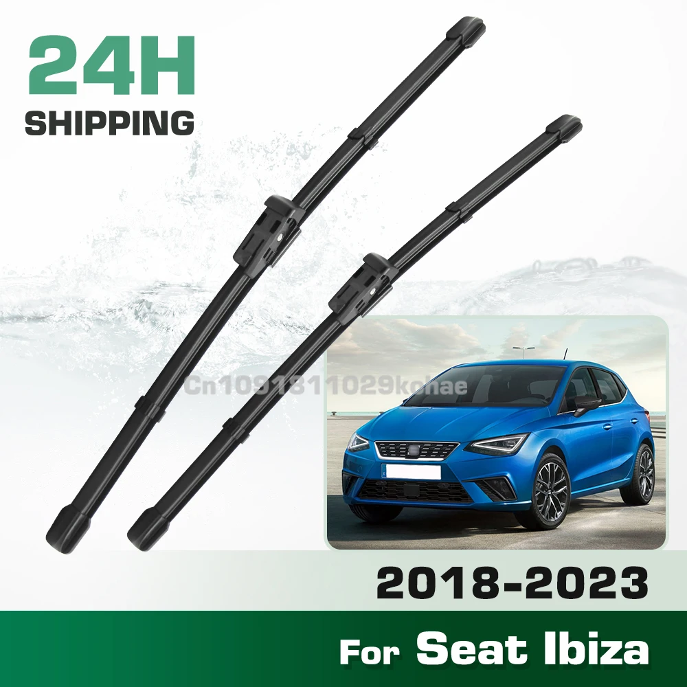 

For Seat Ibiza SE270 6F 2018-2023 2019 2020 2021 2022 LHD&RHD Front Wiper Blades Windshield Windscreen Window Brush 26"+16"