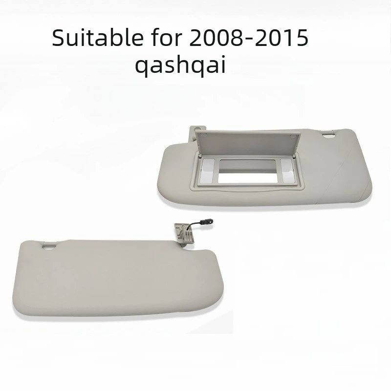 Parasoles para Nissan Qashqai 2008-2015, parasoles para conductor y copiloto, espejos de maquillaje, pantallas protectoras.