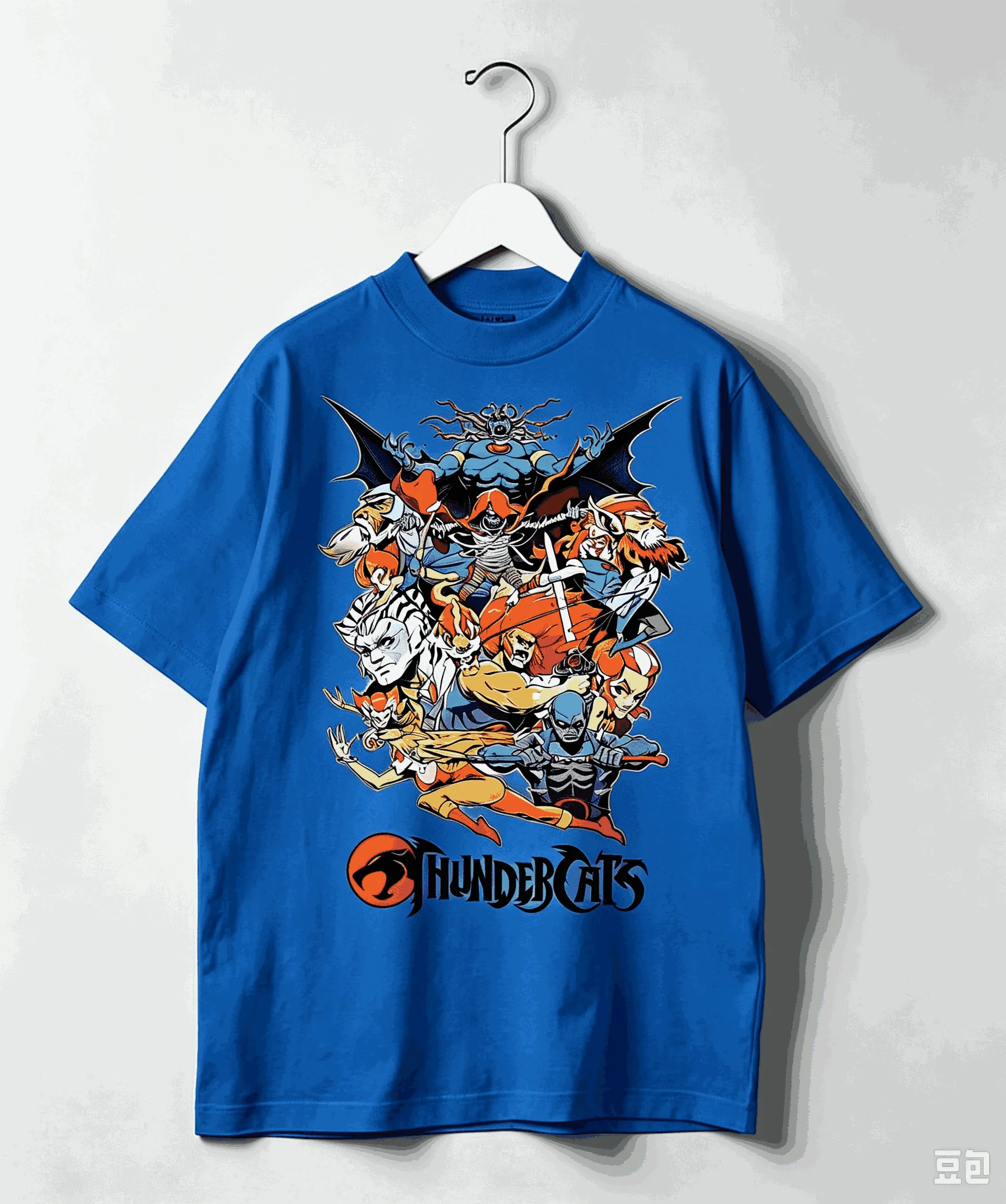 Dungeons & Dragons Printed Cotton Neutral O-Neck Short Sleeve Streetwear Trendy Cotton Oversized Unisex Vintage Loose Breathable