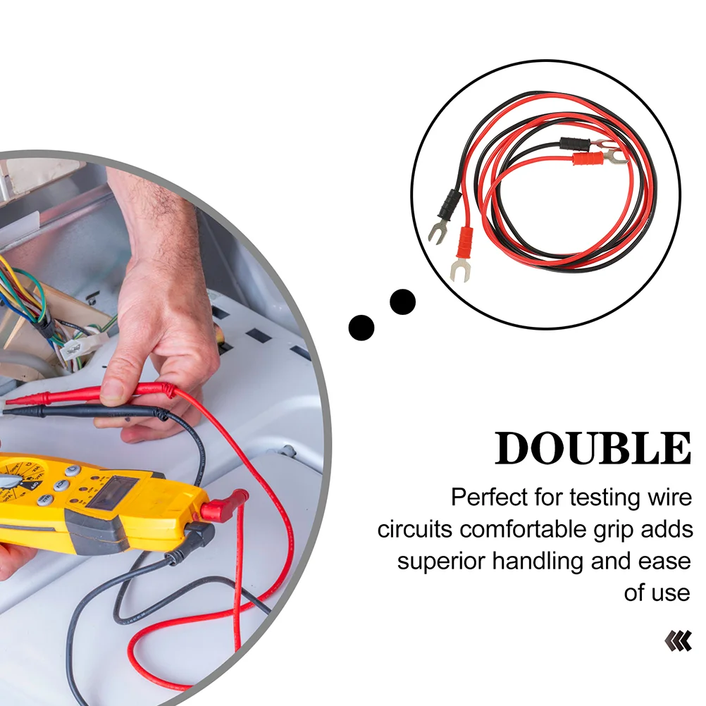 4 Pcs Test Cable Turntable Copper Leads Phonograph Ground Wire Insulation Pure Interconnect Circuit Wires Connecting Electrical