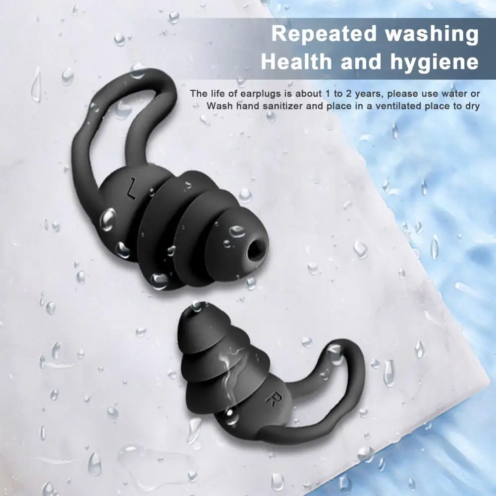 Soft Sleeping Earplugs Perfect Fitting Hearing Protection Practical Workshop Noise Reduction Soundproof Earplugs