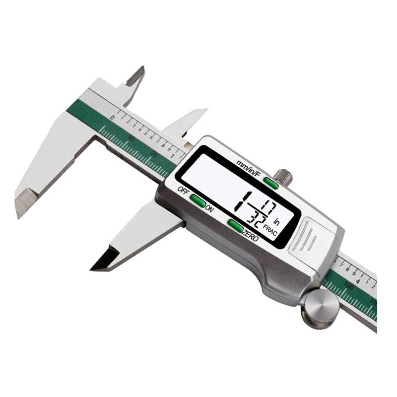 Digital Display Stainless Steel Calipers 0-150Mm 1/64 Fraction/MM/Inch LCD Electronic Vernier Caliper Waterproof