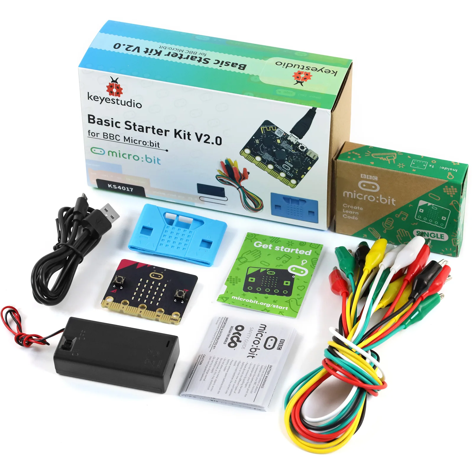 Keyestudio BBC Micro:bit V2.2 Basic Starter Kit for School  STEM Programming with 12 Projects Tutorial Makecode Programming