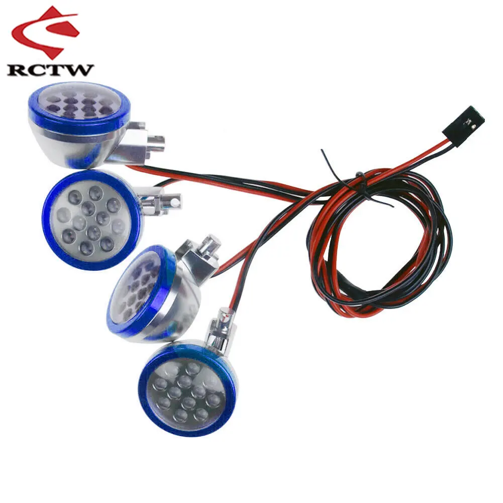 

High Quality Roof Decoration Metal LED Lights Kit for 1/5 Rc Car HPI Rofun Baha King Motor Rovan BAJA 5T Truck Spare Parts