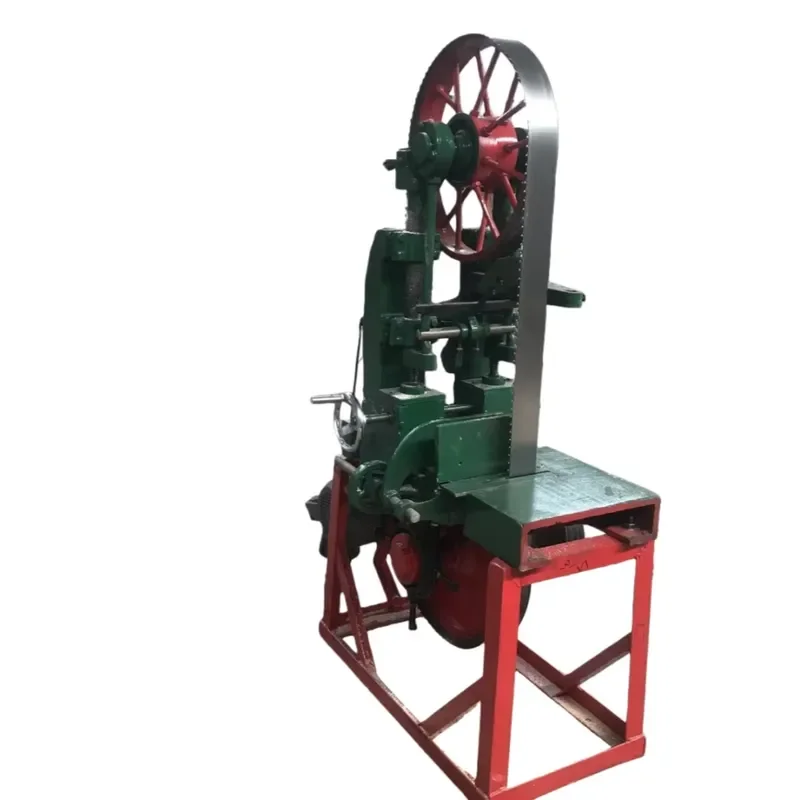 Precision Vertical Bandsaw Sawmill with Trolley for Woodworking 2. High Efficiency Woodworking Vertical Bandsaw Sawmill