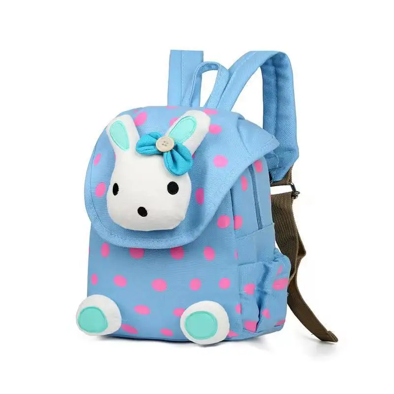 Children\'s Stuff Multi-Color Cute Rabbit Style Backpack Kids School Bag Fashion Kindergarten Girls Easter Bag Mochila