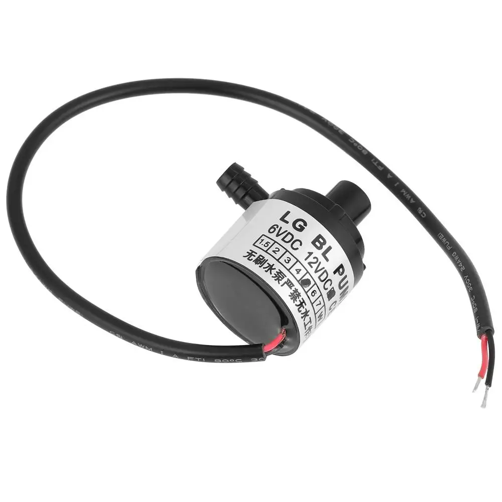 

Ультра тихий бесщеточный погружной водяной насос постоянного тока 12 В 5 Вт с подъемной головкой 2,5 м для домашнего и промышленного использования