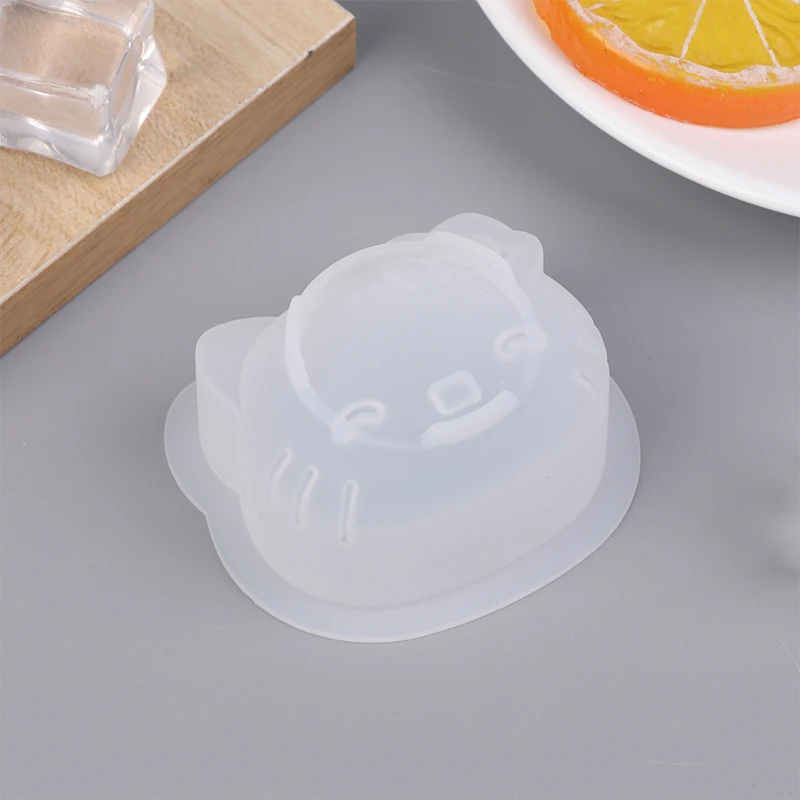 Cartoon Sanrio Hello Kitty Silicone Mold Rice Chocolates Cake Dessert Mold Pinch Music Reduce Pressure Toy Mold