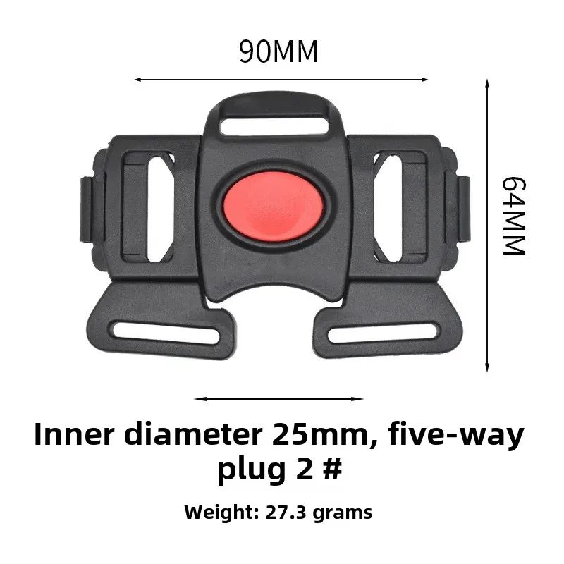Correa para cochecito de bebé con clic de cinco vías, arnés para mascotas, hebilla para cochecito de niño, Clip para portabebés, sujetador de correa de seguridad versátil