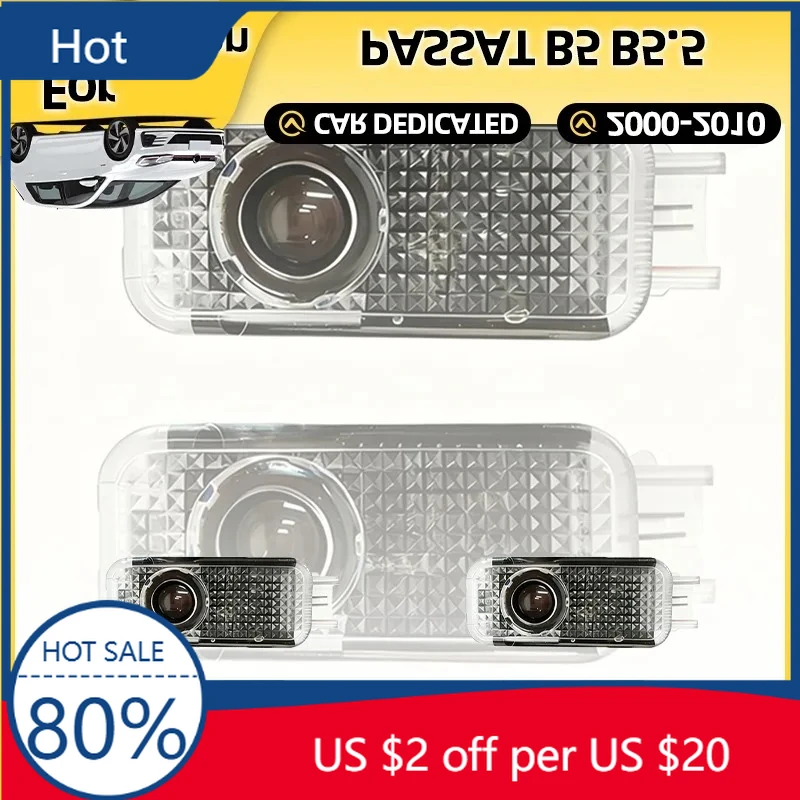 

2026 Новый для VOLKSWAGEN VW, держатели для ключей, светодиодный автомобильный дверной проектор, приветственный свет, аксессуары для VW Passat B5 B5.5 2000-2010