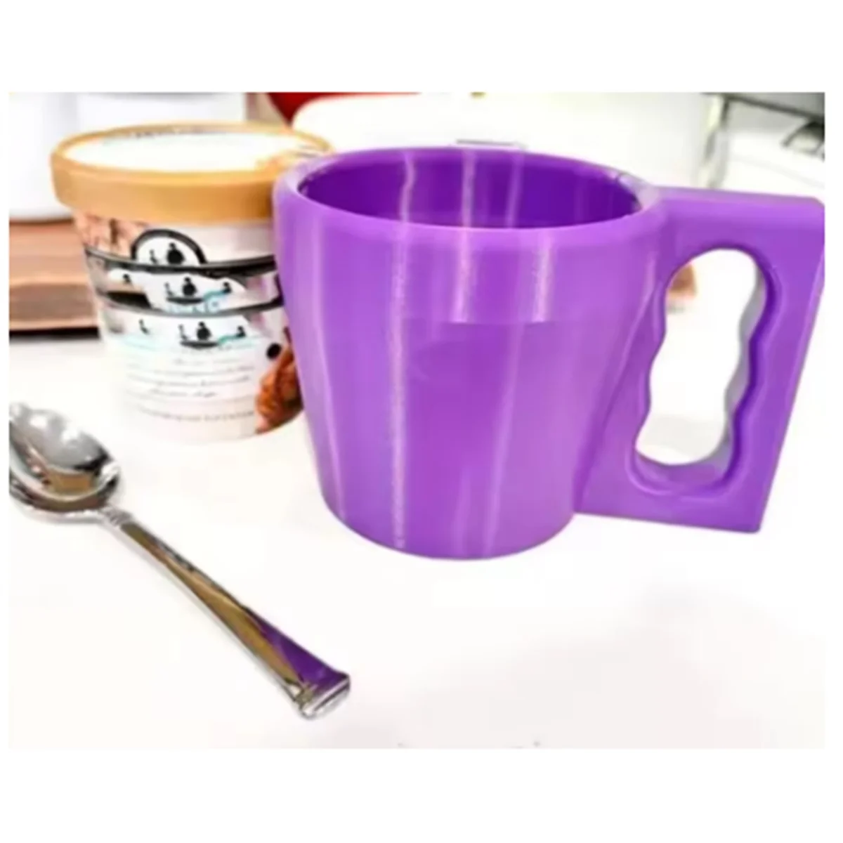 

A14M Держатель для пинты для мороженого Держатель для чашки для мороженого Кронштейн для ручки чашки