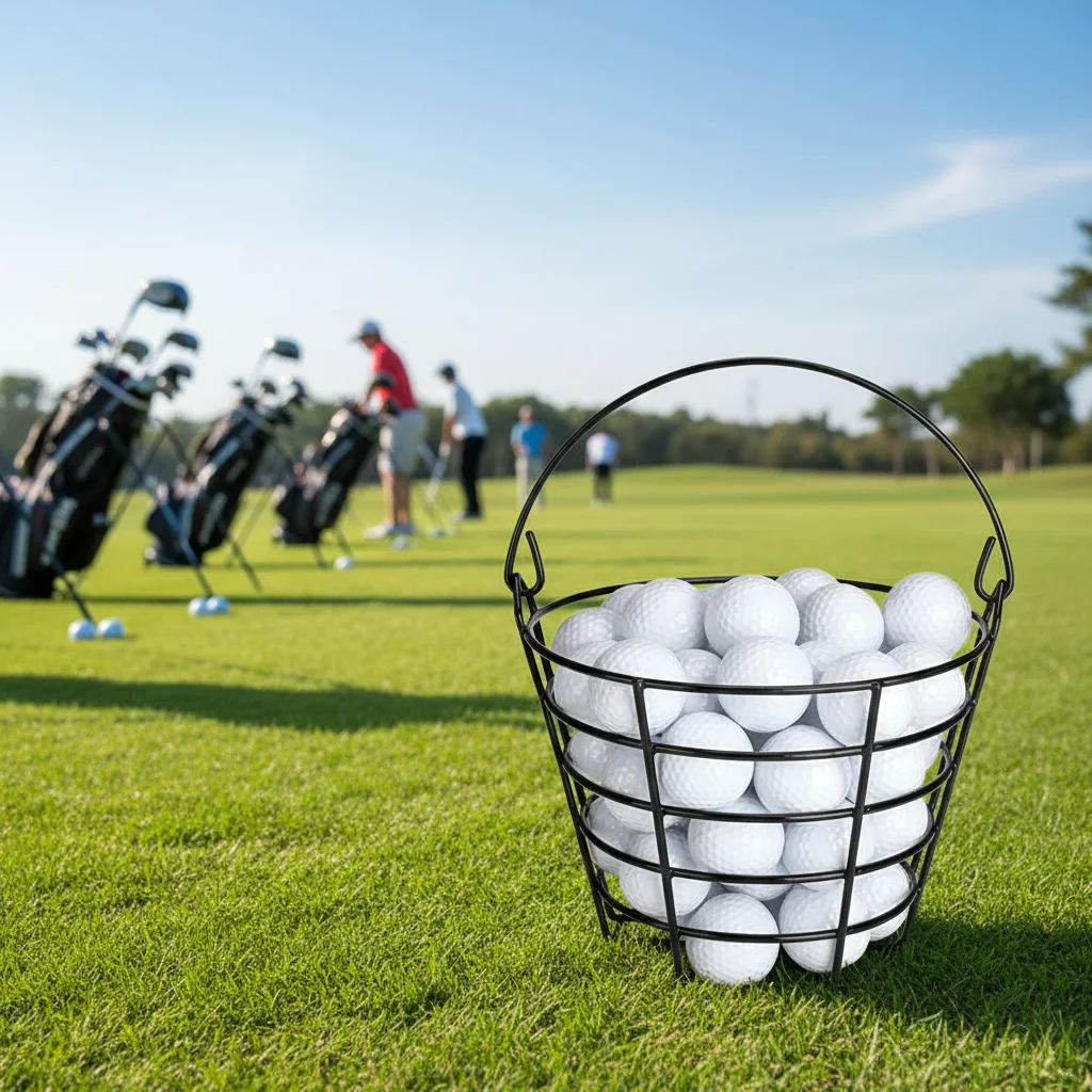 

Корзина для сбора мячей для гольфа, прочная корзина из железной проволоки для тренировок и полей для гольфа