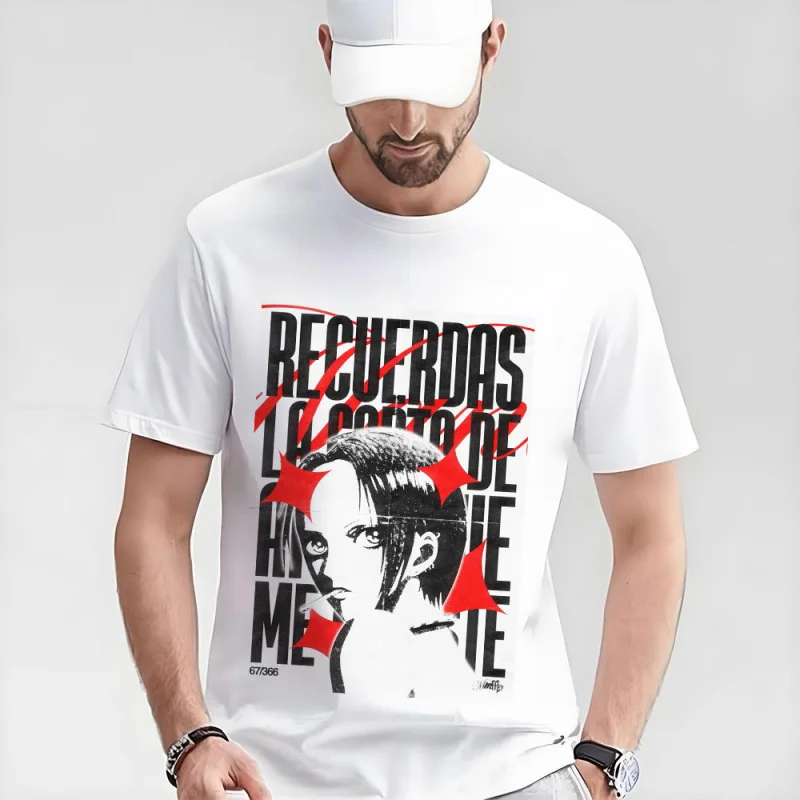 

Nana Osaki 0330 The Black Stones Punk Band Manga Gift T shirt Large size Tops Anime Girl Graphic Print Y2k Clothes Cartoon Tee