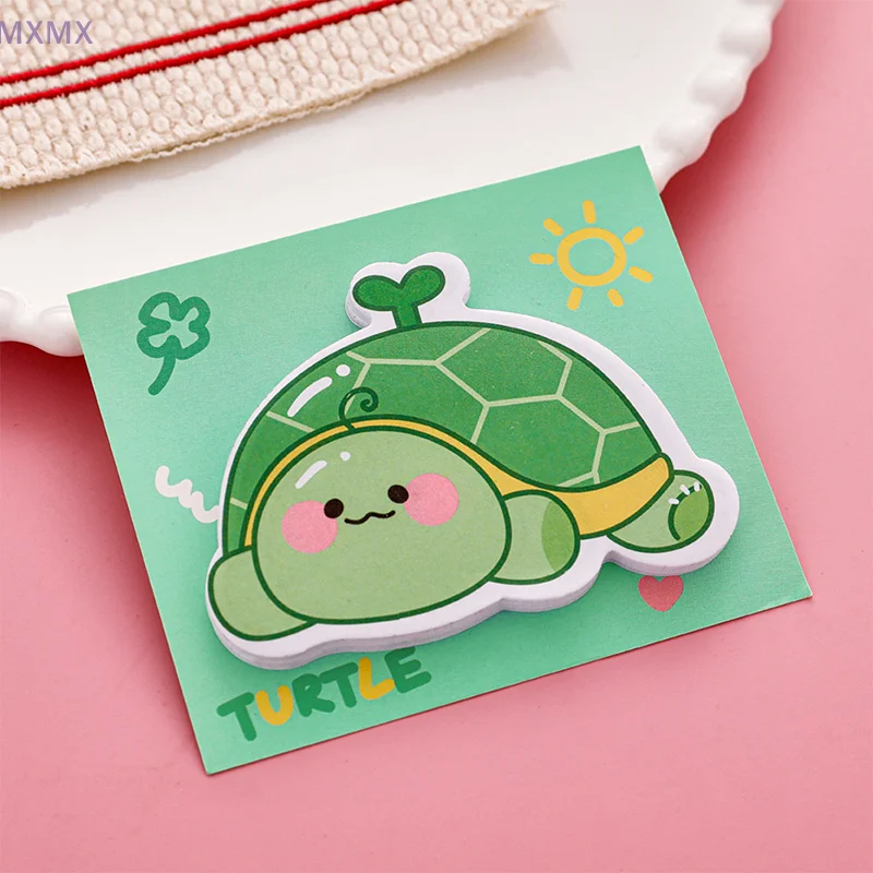Chinese Style Writable Sticky Notes Office Accessories Color Index Posted Cute Cartoon Animal Sticky Notes Stationery Label