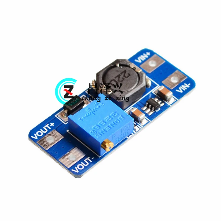 Conversie Power Module DC-DC Booster Module 2a Booster Board Ingang 3V/5V Naar 5V/9V/12V/24V/24V Instelbare Mt3608