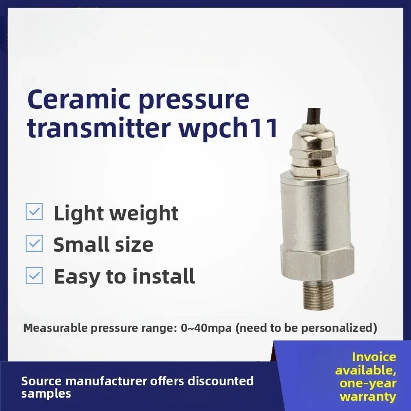 WPCH11 Ceramic Pressure Transmitter Pressure Sensor Pneumatic Hydraulic Detector Components