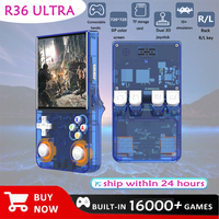 R36 ULTRA 4inch IPS Screen Handheld Game Players Open Source Console Retro Pocket Video Player 64G/128G Up to 20000+ Games