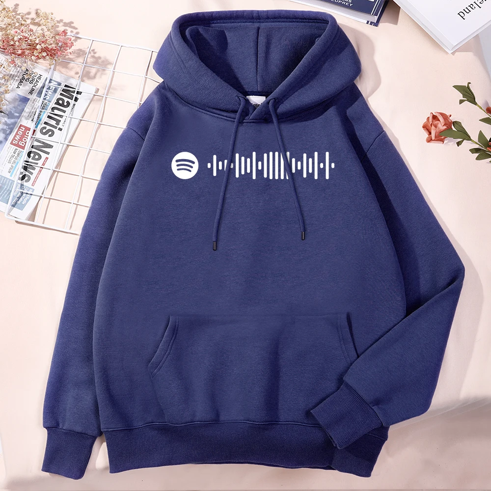 Custom Spotify Song Printed Man'S Hoody Trend Sweatershirt Pullover Aesthetic Quality Sportswears Fashion Hat Rope Mans Clothes