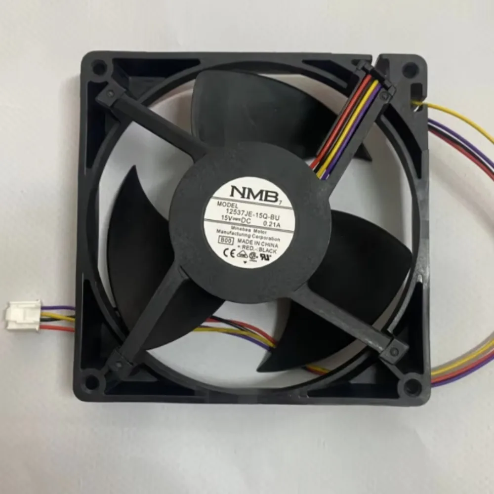 MODEL 12537JE-15Q-BU is suitable for Haier air-cooled refrigerator fan motor fan 4-wire accessories