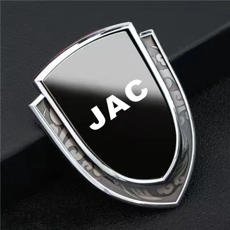 3D Metal Car Body Trunk Fender Decoration Shield Waterproof Stickers For JAC S2 J3 Board JS2 S3 J2 S5 T8 Refine J5 J6 J4 Vapour